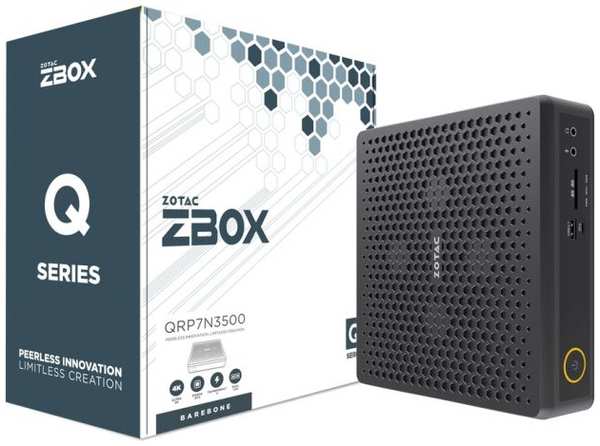 Платформа Zotac ZBOX-QRP7N3500-BE Barebone i7-13700HX, 2*DDR5 SODIMM, RTX 3500, M.2 SSD, 2.5G LAN, 2 9698889237