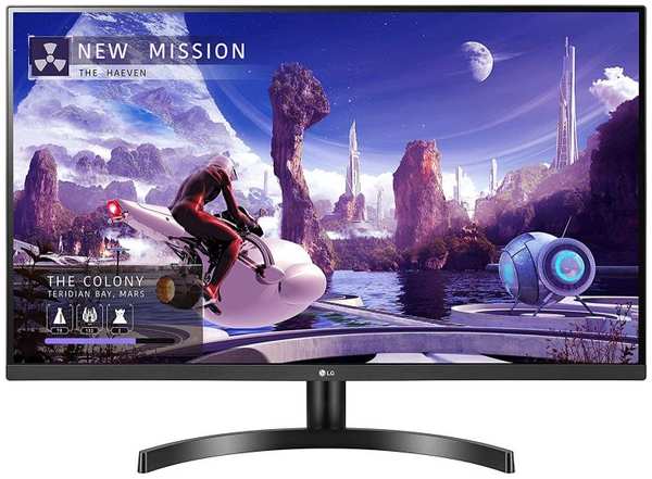 Монитор 27″ LG 27QN600-B 2560x1440, 350 кд/м2, 1000:1, 178°/178°, IPS, LED, 75 Гц, DisplayPort 1.2, HDMI, 1.4 x2, AMD FreeSync 9698889361