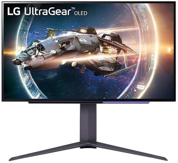 Монитор 27″ LG 27GR95QE-B 2560x1440, 1000 кд/м2, 1.5M:1, 178°/178°, OLED, 240 Гц, DisplayPort 1.4, HDMI, 2.1 x2, USB х2, AMD FreeSync Premium, NVIDIA 9698889368