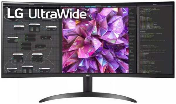 Монитор 34″ LG UltraWide 34WQ60C-B LCD, 3440x1440, 5 мс, 300 кд/м2, IPS, 60Hz, 2xHDMI, DisplayPort