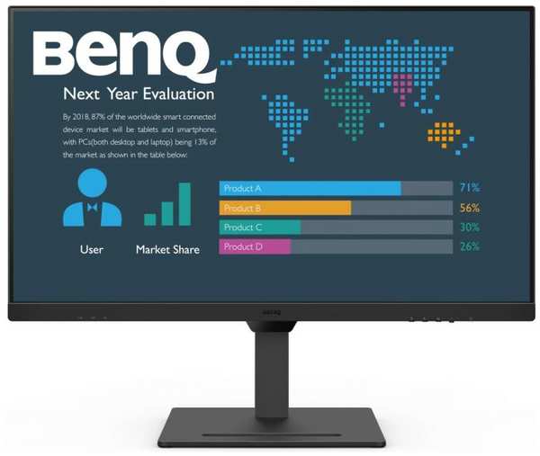 Монитор 31,5″ BenQ BL3290QT LCD, 2560x1440, 5 мс, 350 кд/м2, IPS, 60Hz, HDMI, DisplayPort, 3xUSB3.2 9698889997