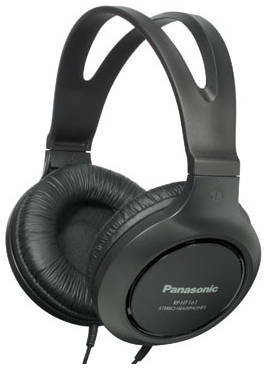 Наушники Panasonic RP-HT161 черные 969898961