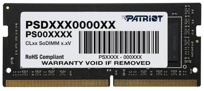 Модуль памяти SODIMM DDR4 4GB Patriot Memory PSD44G266681S PC4-21300 2666Mhz CL19 260-pin 1.2V retail