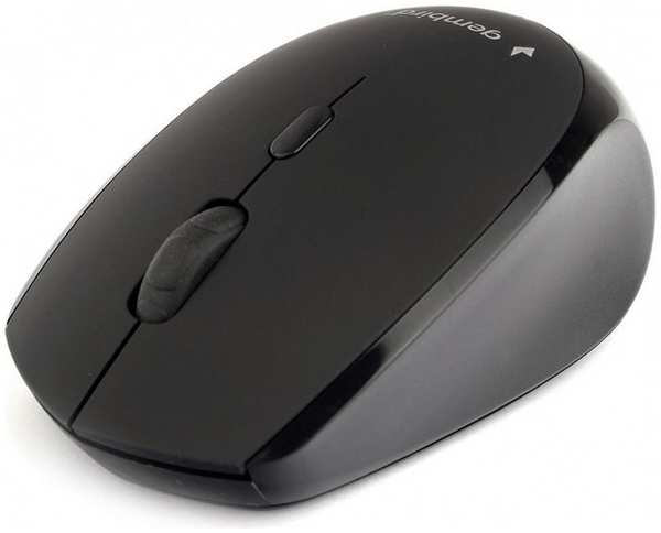 Мышь Wireless Gembird MUSW-354 черный, бесш.клик, soft touch,3кн.+колесо-кнопка, 2400DPI, 2,4ГГц 969903641