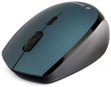 Мышь Wireless Gembird MUSW-354-B синий, бесш.клик, soft touch, 3кн.+колесо-кнопка, 2400DPI, 2,4ГГц 969903642