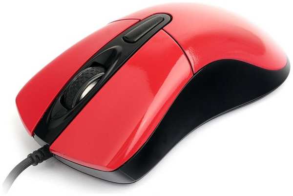 Мышь Gembird MOP-415-R USB, красный, 3кн.+колесо-кнопка, 2400DPI кабель 1.4м 969903643