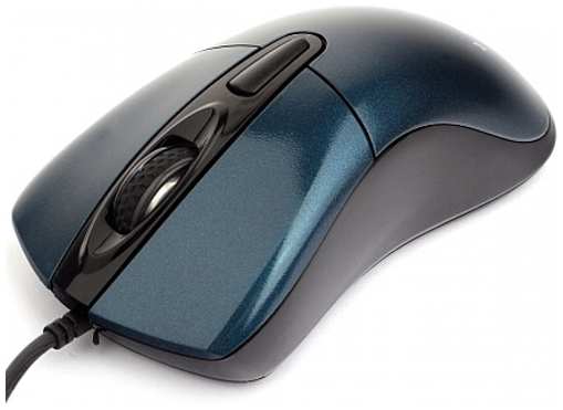 Мышь Gembird MOP-415-B USB, синий, 3кн.+колесо-кнопка, 2400DPI кабель 1.4м 969903645