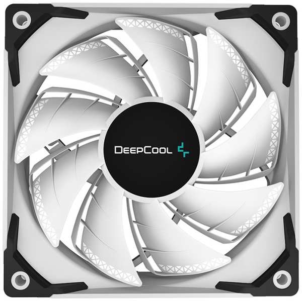 Вентилятор для корпуса Deepcool TF120 S WHITE 120x120x25mm, 500-1800rpm, 64.4 CFM, 32.1 dBA, 4-pin PWM Retail BOX 969905398