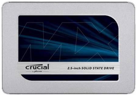 Накопитель SSD 2.5'' Crucial CT1000MX500SSD1 MX500 1TB 3D NAND TLC 560/510MB/s 95K/90K IOPS MTTF 1.8