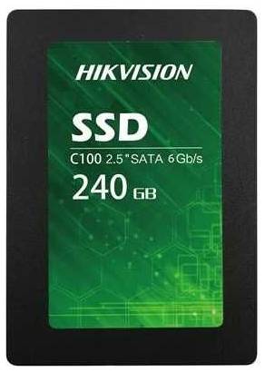 Накопитель SSD 2.5'' HIKVISION HS-SSD-C100/240G C100 240GB SATA 6Gb/s TLC 500/350MB/s IOPS 48K/28K MTBF 2M 7mm 969908506