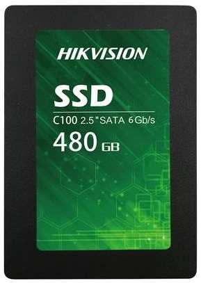 Накопитель SSD 2.5'' HIKVISION HS-SSD-C100/480G C100 480GB SATA 6Gb/s TLC 520/400MB/s IOPS 50K/30K MTBF 2M 7mm 969908507