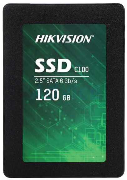 Накопитель SSD 2.5'' HIKVISION HS-SSD-C100/120G C100 120GB SATA 6Gb/s TLC 470/330MB/s IOPS 48K/28K MTBF 2M 7mm