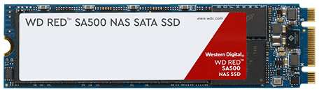 Накопитель SSD M.2 2280 Western Digital WDS100T1R0B WD Red SA500 1TB SATA 6Gb/s 560/530MB/s IOPS 95K/85K MTTF 2M 969908587