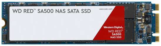 Накопитель SSD M.2 2280 Western Digital WDS500G1R0B WD Red SA500 500GB SATA 6Gb/s 560/530MB/s IOPS 95K/85K MTTF 2M 969908588