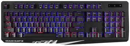 Клавиатура Mad Catz S.T.R.I.K.E. 2 KS13MRUSBL000-0 чёрная (мембрана, RGB подсветка, аллюминиевая рама, USB)