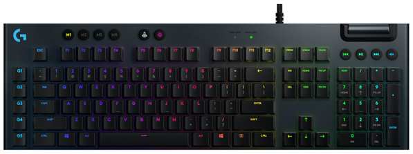 Клавиатура Logitech G815 gaming keyboard, CARBON TACTILE SWITCH