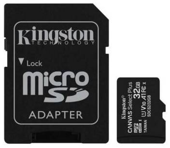 Карта памяти MicroSDHC 32GB Kingston SDCS2/32GB Class 10 UHS-I, SD adapter 969922294