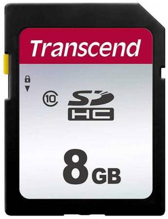 Карта памяти SDHC 8GB Transcend TS8GSDC300S UHS-I Class U1, 95Мб/с/45Мб/с 969925944