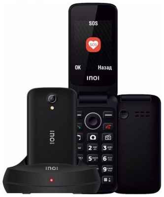 Мобильный телефон INOI 247B Black с док-станцией 969932710