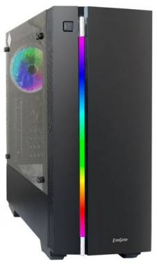 Корпус ATX Exegate EVO-9201 EX283741RUS miditower, без БП, с окном, 2*USB+1*USB3.0, HD Audio, -RGB light