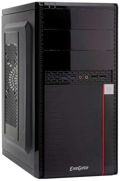 Корпус mATX Exegate MA-371X EX277438RUS minitower, UN600, 120mm 2*USB+2*USB3.0, Audio, black 969933121
