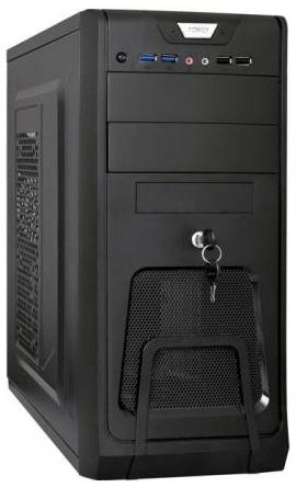 Корпус ATX Exegate CP-603UB EX283218RUS miditower, CP500W, 80mm, 2*USB+2*USB3.0, Audio, замок блокировки кнопки питания