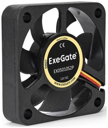 Вентилятор Exegate EX05010S2P EX283365RUS 50x50x10 мм, подшипник скольжения, 2pin, 4500RPM, 24dBA 969933570