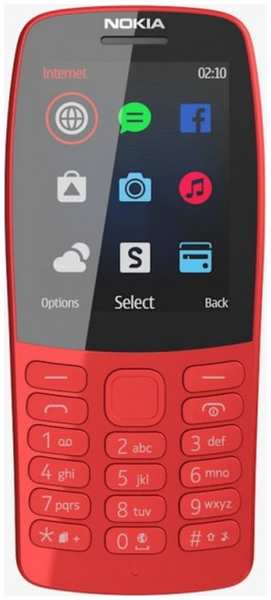 Мобильный телефон Nokia 210 Dual Sim 16OTRR01A01 red 969941164