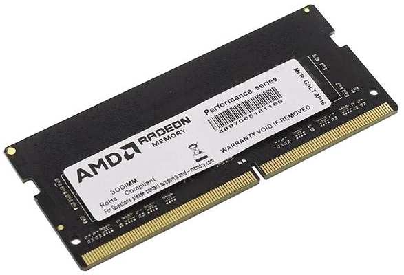 Модуль памяти SODIMM DDR4 16GB AMD R7416G2400S2S-U 2400MHz, PC4-19200, CL16, 1.2V, Non-ECC, RTL 969941781