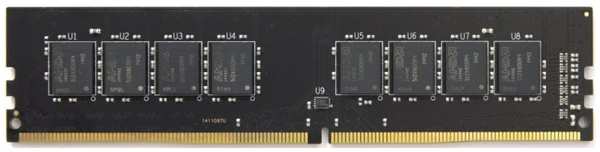 Модуль памяти DDR4 8GB AMD R748G2400U2S-UO PC4-19200 2400MHz CL16 288-pin 1.2V OEM 969946354