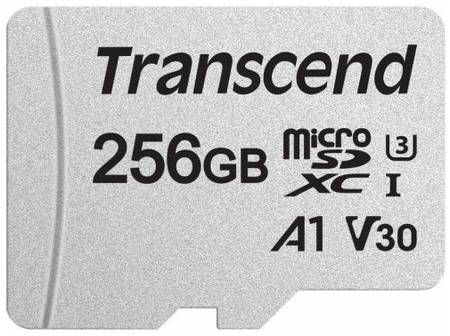 Карта памяти MicroSDXC 256GB Transcend TS256GUSD300S-A High Performance, UHS-I U3, V30, A2 [R/W - 10