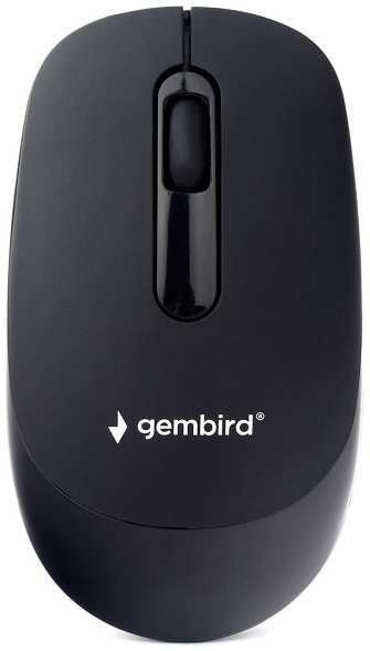 Мышь Wireless Gembird MUSW-365 черн, 2.4ГГц, soft touch, 3кн, 1000DPI 969950077
