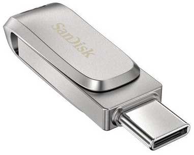 Накопитель USB 3.1 512GB SanDisk Ultra Dual Drive Luxe SDDDC4-512G-G46 серебристый 969950473