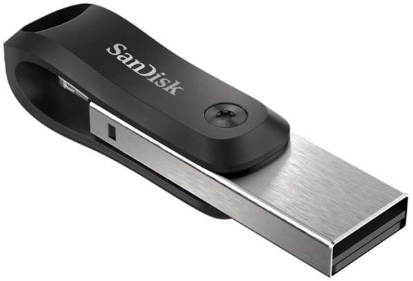 Накопитель USB 3.0 64GB SanDisk iXpand Go SDIX60N-064G-GN6NN черный/серебристый 969950475