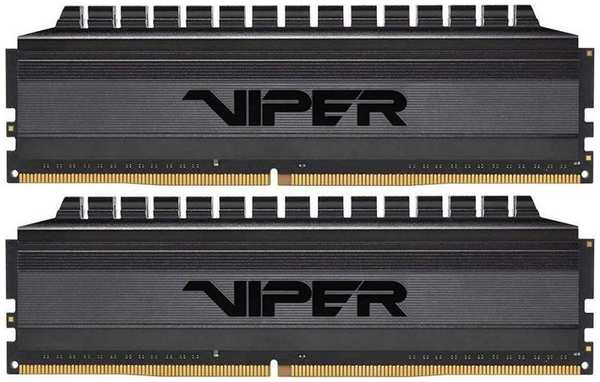 Модуль памяти DDR4 32GB (2*16GB) Patriot Memory PVB432G320C6K Viper 4 Blackout PC4-25600 3200MHz CL16 288-pin радиатор 1.35V RTL 969950631