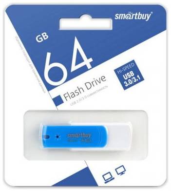 Накопитель USB 3.0 64GB SmartBuy SB64GBDB-3 Diamond синий 969952358