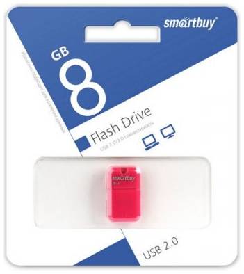 Накопитель USB 2.0 8GB SmartBuy SB8GBAP Art розовый 969952365