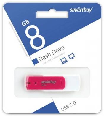 Накопитель USB 2.0 8GB SmartBuy SB8GBDP Diamond розовый 969952378