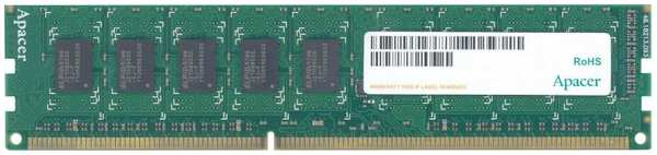 Модуль памяти DDR3 8GB Apacer DL.08G2J.K9M 1333MHz Non-ECC 2Rx8 CL9 969952607