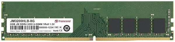 Модуль памяти DDR4 8GB Transcend JM3200HLB-8G 3200MHz Non-ECC 1Rx8 CL22 1,2V 969952698