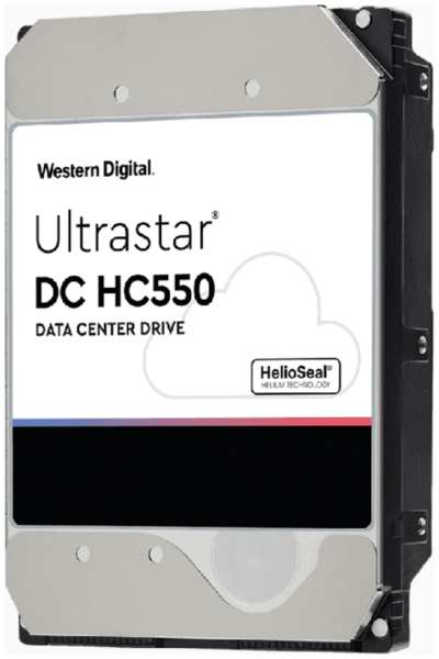 Жесткий диск 16TB SATA 6Gb/s Western Digital WUH721816ALE6L4 Ultrastar DC HC550, 3.5’’, 7200rpm, 512