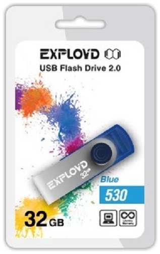Накопитель USB 2.0 32GB Exployd 530 синий 969953200