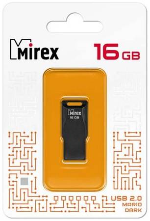 Накопитель USB 2.0 16GB Mirex MARIO 13600-FMUMAD16 USB 16GB Mirex MARIO чёрный (ecopack) 969953214