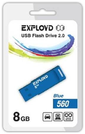 Накопитель USB 2.0 8GB Exployd 560 синий 969953707