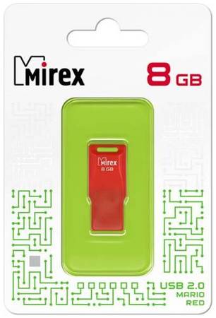 Накопитель USB 2.0 8GB Mirex MARIO 13600-FMUMAR08 (ecopack)