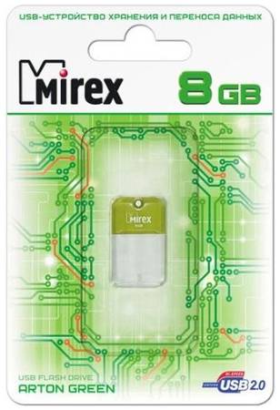 Накопитель USB 2.0 8GB Mirex ARTON 13600-FMUAGR08 зелёный (ecopack) 969953790