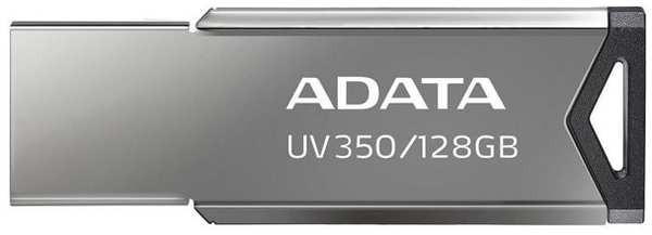 Накопитель USB 3.1 128GB ADATA UV350 AUV350-128G-RBK серебристый 969953892