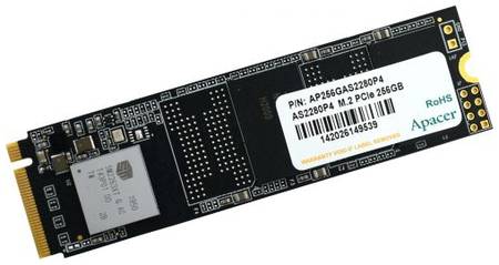 Накопитель SSD M.2 2280 Apacer AS2280P4 256GB PCIe Gen3x4 NVMe 3D TLC 1800/1000MB/s MTBF 1.5M Retail 969954002