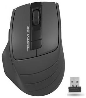 Мышь Wireless A4Tech Fstyler FG30S серый 2000dpi silent USB (6but) (1204070) 969955100