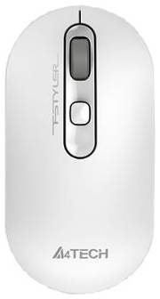Мышь Wireless A4Tech Fstyler FG20 белый 2000dpi USB для ноутбука (4but) 969955101
